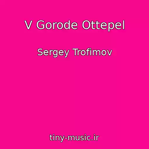 کاور آهنگ V Gorode Ottepel از Sergey Trofimov