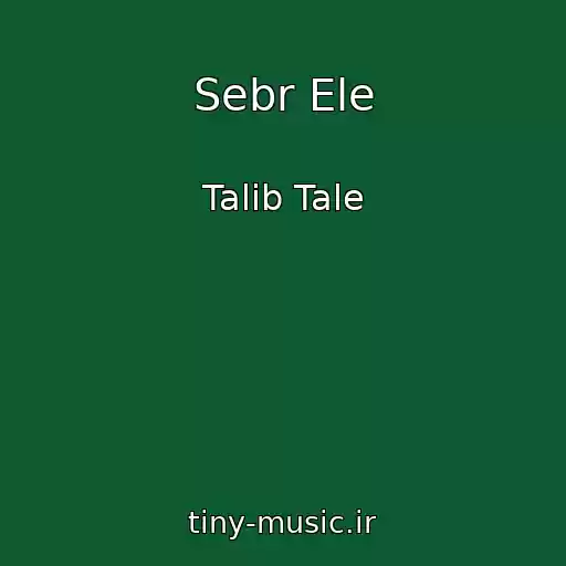 کاور آهنگ Sebr Ele از Talib Tale