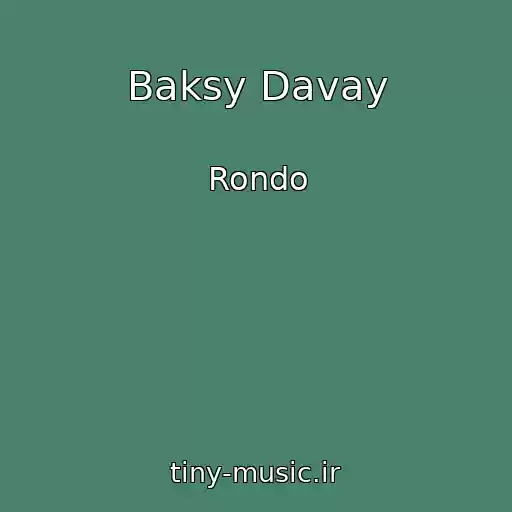 کاور آهنگ Baksy Davay از Rondo