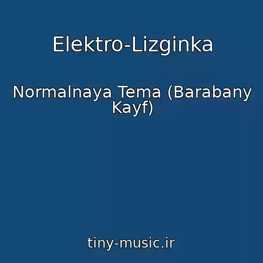 کاور آهنگ Elektro-Lizginka از Normalnaya Tema (Barabany Kayf)