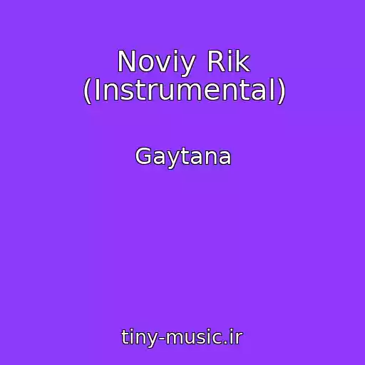 کاور آهنگ Noviy Rіk (Instrumental) از Gaytana