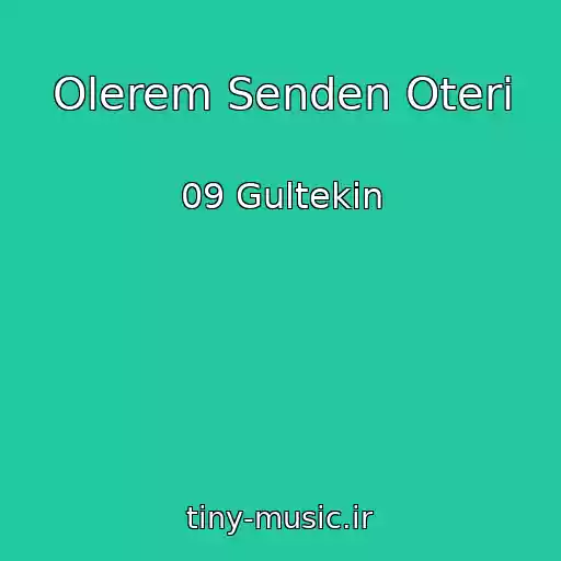 کاور آهنگ Olerem Senden Oteri از 09 Gultekin