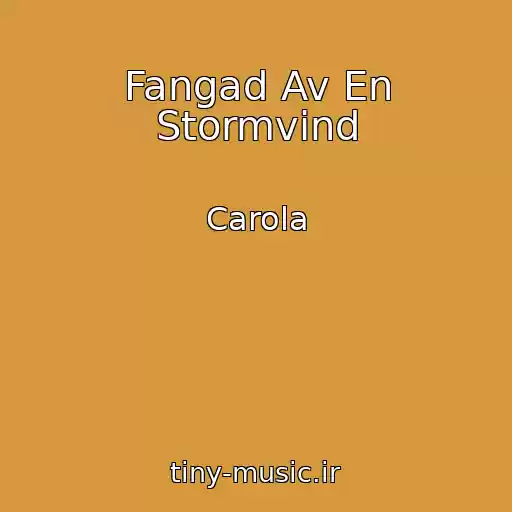 کاور آهنگ Fangad Av En Stormvind از Carola
