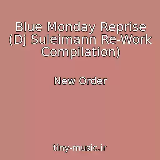 کاور آهنگ Blue Monday Reprise (Dj Suleimann Re-Work Compilation) از New Order