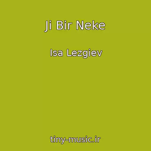 کاور آهنگ Ji Bir Neke از Isa Lezgiev