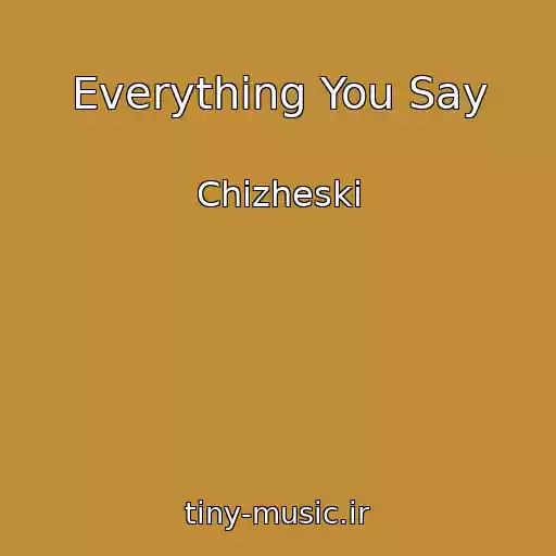 کاور آهنگ Everything You Say از Chizheski
