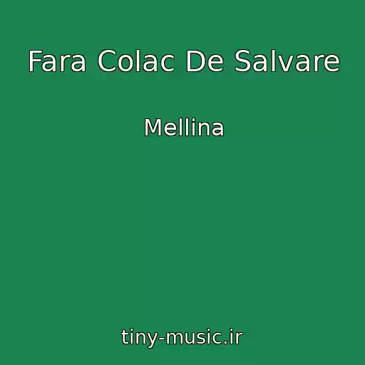 کاور آهنگ Fara Colac De Salvare از Mellina
