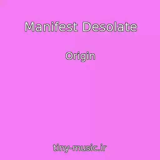 کاور آهنگ Manifest Desolate از Origin