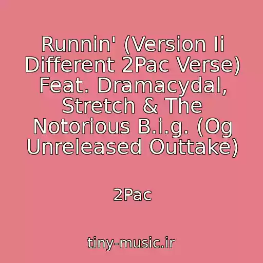 کاور آهنگ Runnin' (Version Ii Different 2Pac Verse) Feat. Dramacydal, Stretch & The Notorious B.i.g. (Og Unreleased Outtake) از 2Pac