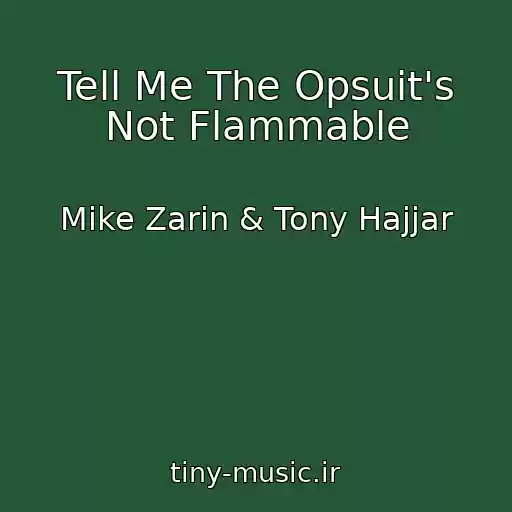 کاور آهنگ Tell Me The Opsuit's Not Flammable از Mike Zarin & Tony Hajjar
