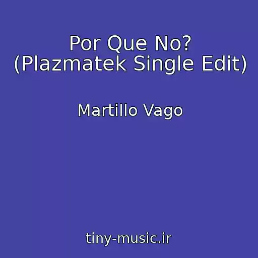 کاور آهنگ Por Que No? (Plazmatek Single Edit) از Martillo Vago