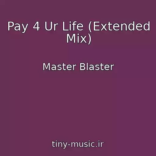 کاور آهنگ Pay 4 Ur Life (Extended Mix) از Master Blaster
