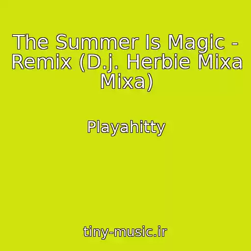 کاور آهنگ The Summer Is Magic - Remix (D.j. Herbie Mixa Mixa) از Playahitty