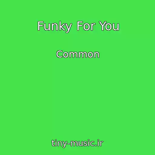 کاور آهنگ Funky For You از Common