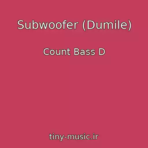 کاور آهنگ Subwoofer (Dumile) از Count Bass D