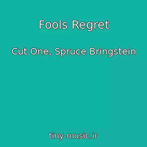کاور آهنگ Fools Regret از Cut One, Spruce Bringstein