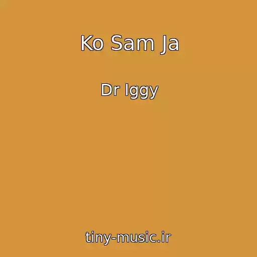 کاور آهنگ Ko Sam Ja از Dr Iggy