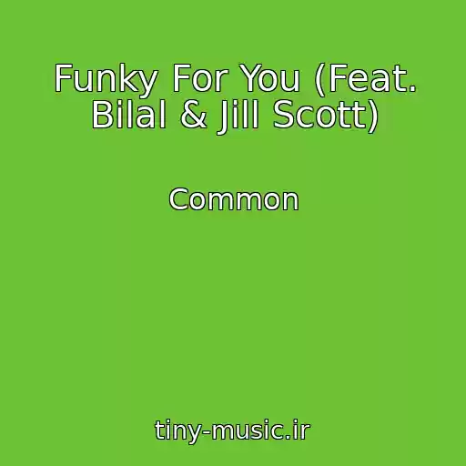 کاور آهنگ Funky For You (Feat. Bilal & Jill Scott) از Common