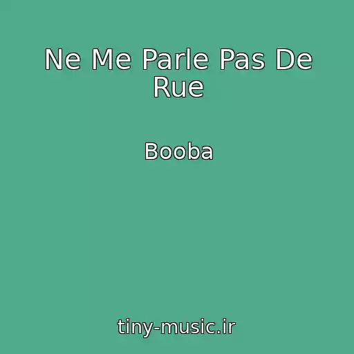 کاور آهنگ Ne Me Parle Pas De Rue از Booba
