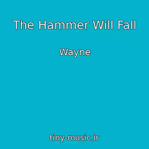 کاور آهنگ The Hammer Will Fall از Wayne