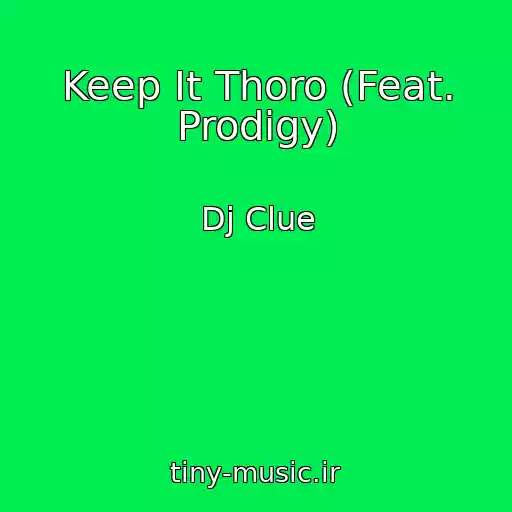 کاور آهنگ Keep It Thoro (Feat. Prodigy) از Dj Clue