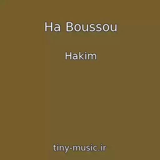 کاور آهنگ Ha Boussou از Hakim