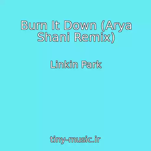 کاور آهنگ Burn It Down (Arya Shani Remix) از Linkin Park
