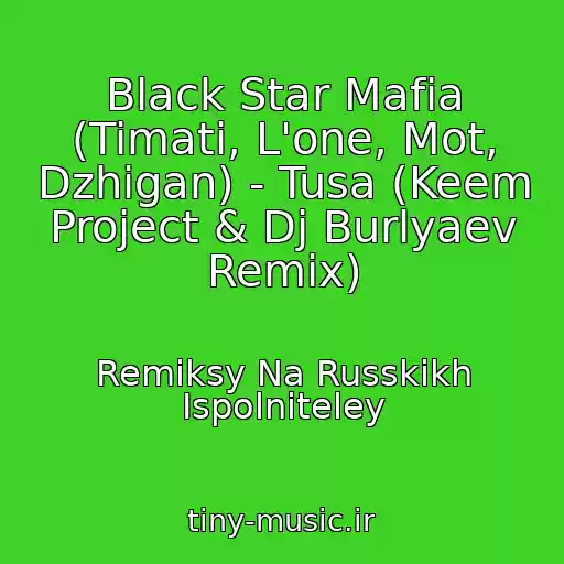 کاور آهنگ Black Star Mafia (Timati, L'one, Mot, Dzhigan) - Tusa (Keem Project & Dj Burlyaev Remix) از Remiksy Na Russkikh Ispolniteley