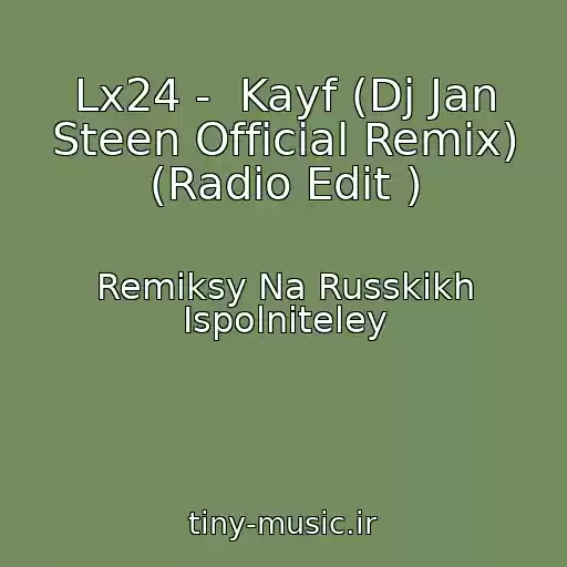 کاور آهنگ Lx24 -  Kayf (Dj Jan Steen Official Remix) (Radio Edit ) از Remiksy Na Russkikh Ispolniteley