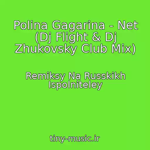 کاور آهنگ Polina Gagarina - Net (Dj Flight & Dj Zhukovsky Club Mix) از Remiksy Na Russkikh Ispolniteley