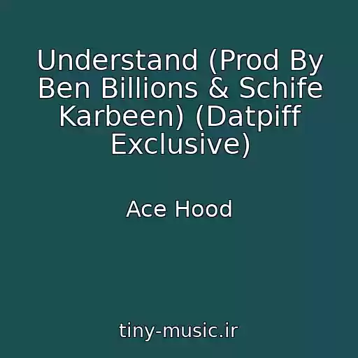 کاور آهنگ Understand (Prod By Ben Billions & Schife Karbeen) (Datpiff Exclusive) از Ace Hood