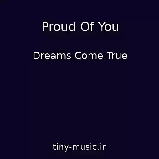 کاور آهنگ Proud Of You از Dreams Come True