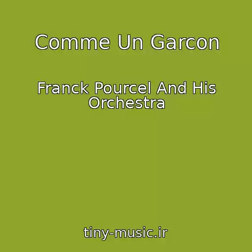 کاور آهنگ Comme Un Garcon از Franck Pourcel And His Orchestra