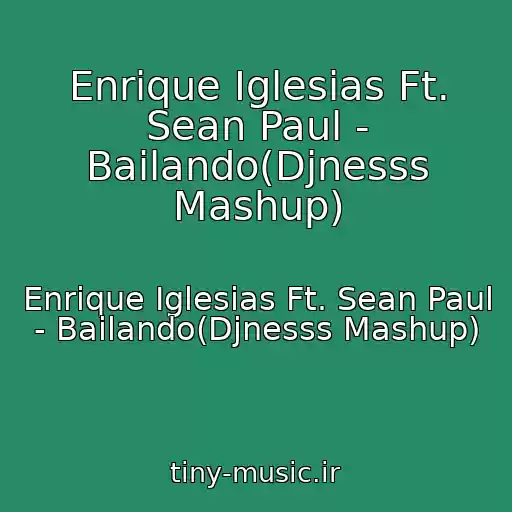 کاور آهنگ Enrique Iglesias Ft. Sean Paul - Bailando(Djnesss Mashup) از Enrique Iglesias Ft. Sean Paul - Bailando(Djnesss Mashup)