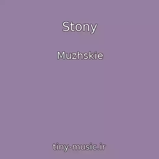 کاور آهنگ Stony از Muzhskie