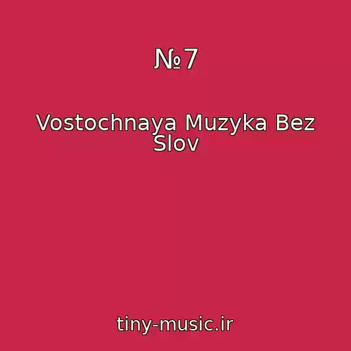 کاور آهنگ №7 از Vostochnaya Muzyka Bez Slov