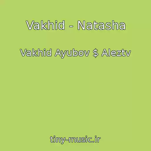 کاور آهنگ Vakhid - Natasha از Vakhid Ayubov $ Aleztv