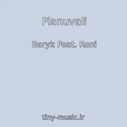 کاور آهنگ Planuvali از Baryk Feat. Roni