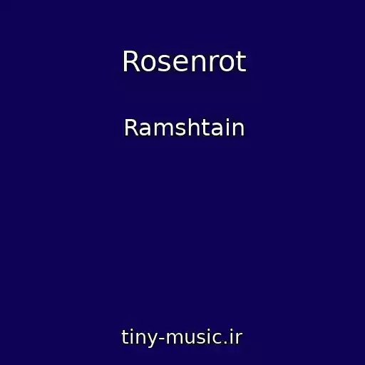 کاور آهنگ Rosenrot از Ramshtain