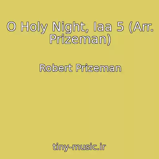 کاور آهنگ O Holy Night, Iaa 5 (Arr. Prizeman) از Robert Prizeman