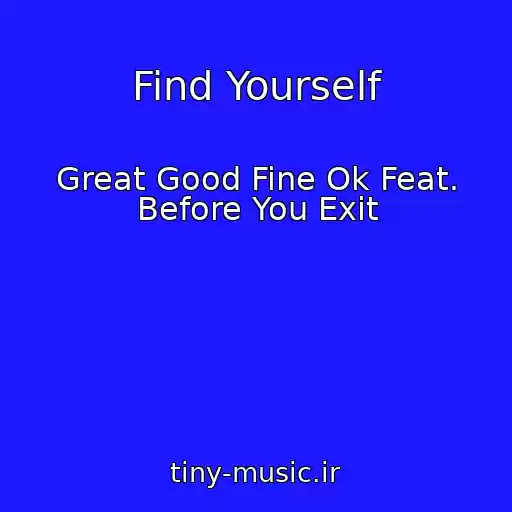 کاور آهنگ Find Yourself از Great Good Fine Ok Feat. Before You Exit