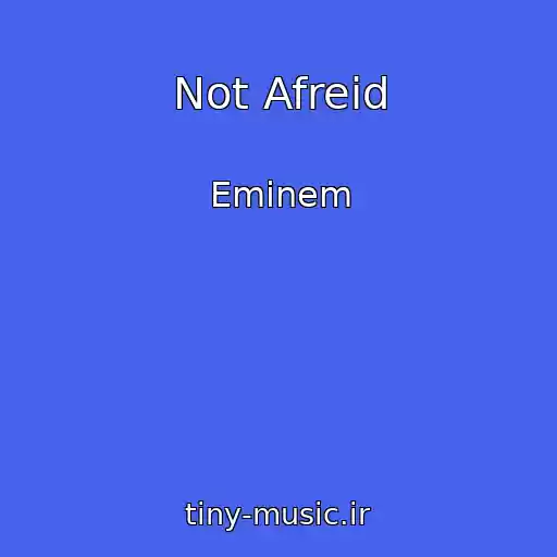 کاور آهنگ Not Afreid از Eminem
