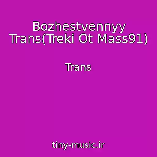 کاور آهنگ Bozhestvennyy Trans(Treki Ot Mass91) از Trans