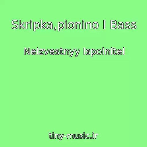 کاور آهنگ Skripka,pionino I Bass از Neizvestnyy Ispolnitel