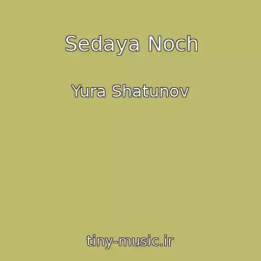 کاور آهنگ Sedaya Noch از Yura Shatunov