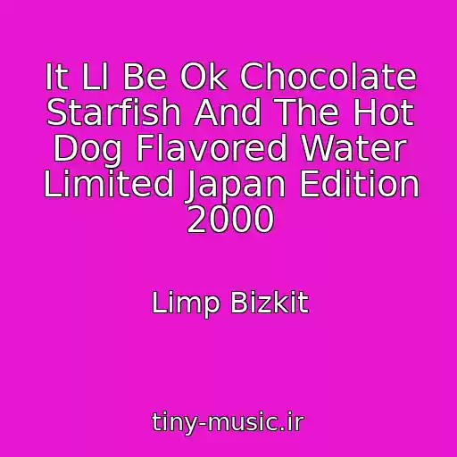 کاور آهنگ It Ll Be Ok Chocolate Starfish And The Hot Dog Flavored Water Limited Japan Edition 2000 از Limp Bizkit