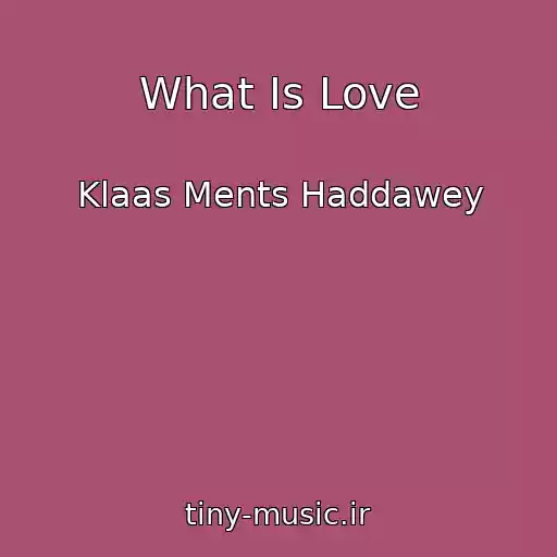 کاور آهنگ What Is Love از Klaas Ments Haddawey