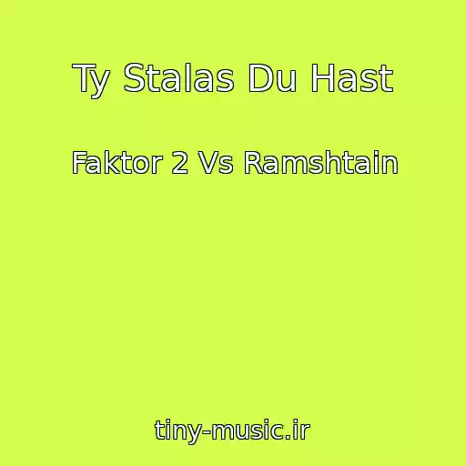 کاور آهنگ Ty Stalas Du Hast از Faktor 2 Vs Ramshtain