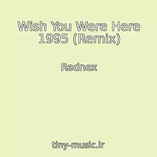 کاور آهنگ Wish You Were Here 1995 (Remix) از Rednex
