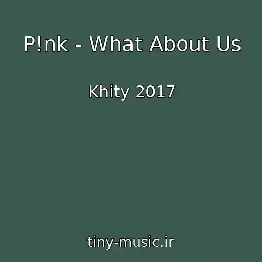 کاور آهنگ P!nk - What About Us از Khity 2017